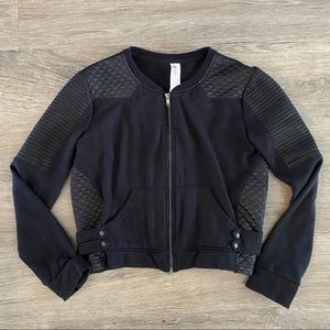 Fabletics black moto jacket